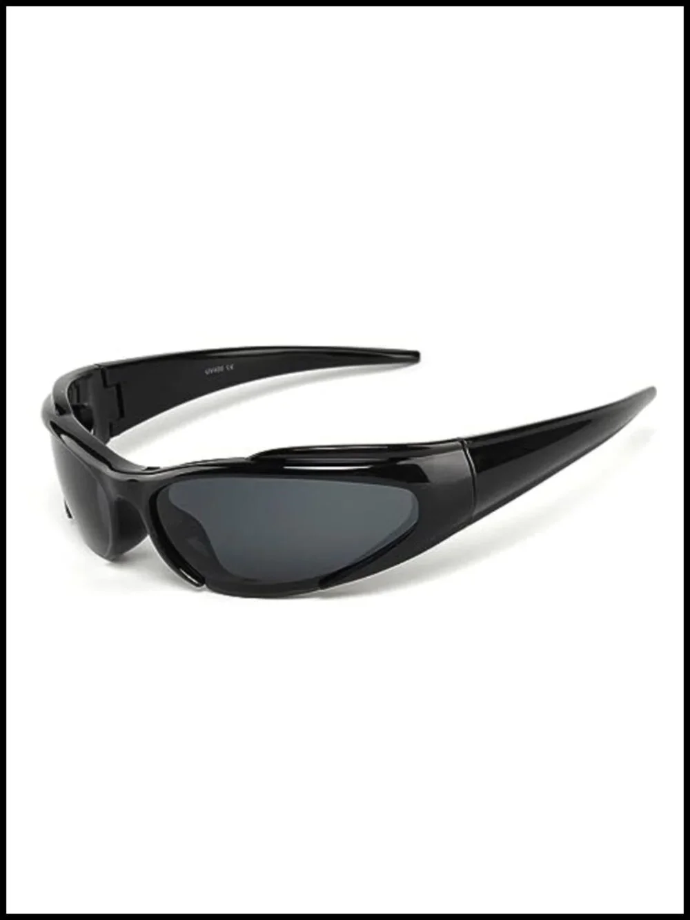Oversized Wrap Around Futuristic Y2K Sunglasses UV Protection Shield